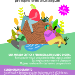 Cartel del curso online “Ciudadanas Conectadas”