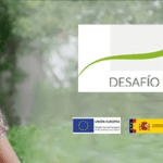Imagen mujer con el logo de DESAFÍO MUJER RURAL