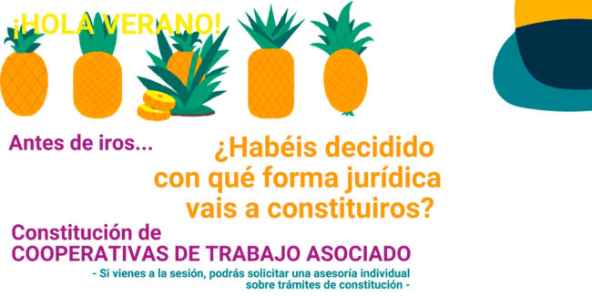 Cartel Formación trámites y pasos para constituir cooperativa