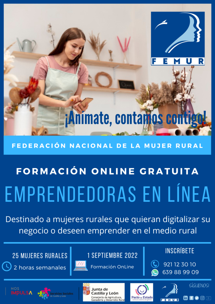 EMPRENDEDORAS-EN-LINEA-724x1024 Folleto del Programa foramtivo emprendedoras en Línea