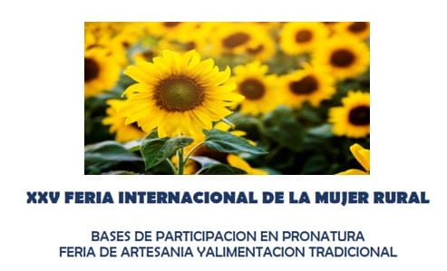 XXV-PRONATURA-1 Cartel 15 Feria Mujer Rural Pronatura