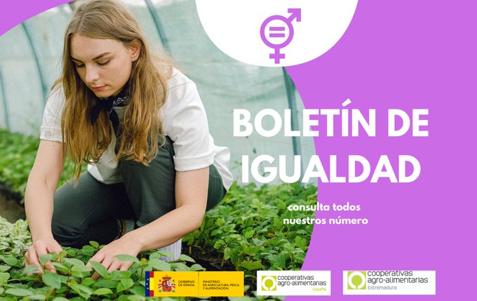 Boletin IG Coop Extremadura Banner Boletín Igualdad de Género de Cooperativas Agroalimentarias