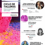 Cartel Ciclo talleres emprendedoras del Circulo de empresarias Fund. Mujeres