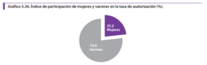 gráfico 1 Empre femenino y des rural