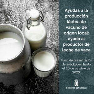 Ayudas lacteos Canarias