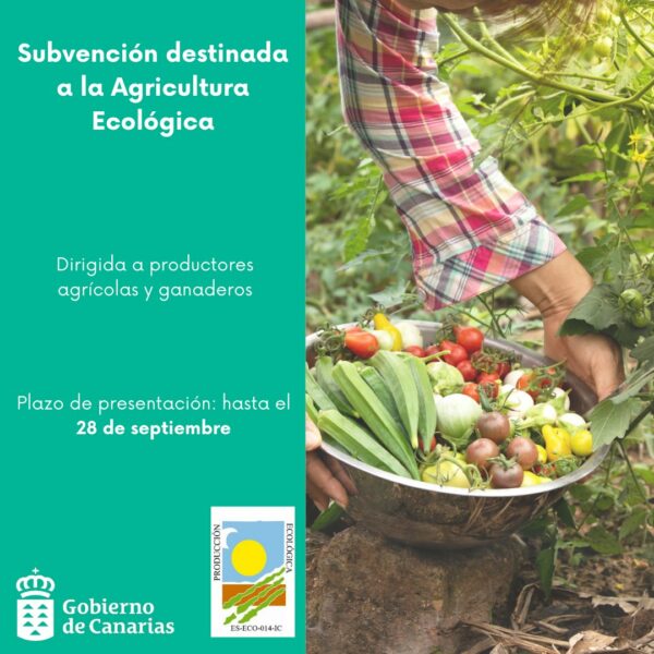 subvenciones para impulsar la agricultura ecológica en Canarias subvenciones para impulsar la agricultura ecológica en Canarias